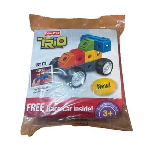 Fisher-Price‎ TRIO Vehicle Race Car - Clicks Together - 027084922301